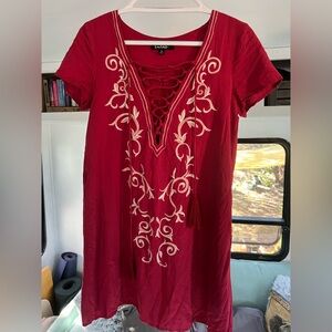 Pink BOHO Dress by Lulus! (Size: S)